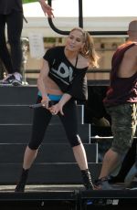 JENNIFER LOPEZ at iHeartradio Ultimate Pool Party Rehersal