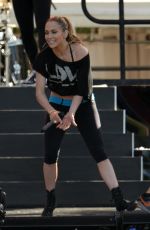 JENNIFER LOPEZ at iHeartradio Ultimate Pool Party Rehersal