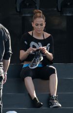 JENNIFER LOPEZ at iHeartradio Ultimate Pool Party Rehersal