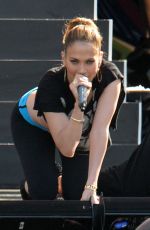 JENNIFER LOPEZ at iHeartradio Ultimate Pool Party Rehersal