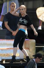 JENNIFER LOPEZ at iHeartradio Ultimate Pool Party Rehersal