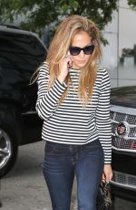 JENNIFER LOPEZ in Tight Jeans Out and About in New York