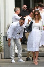 JESSICA ALBA Arrives at a Friends Wedding in Beverly Hills