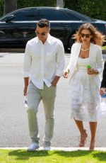 JESSICA ALBA Arrives at a Friends Wedding in Beverly Hills