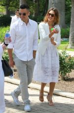 JESSICA ALBA Arrives at a Friends Wedding in Beverly Hills