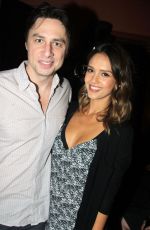 JESSICA ALBA at Bullets Over Broadway Backstage in New York