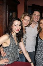 JESSICA ALBA at Bullets Over Broadway Backstage in New York