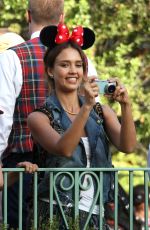 JESSICA ALBA at Disneyland