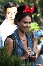 JESSICA ALBA at Disneyland