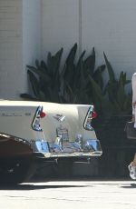 JESSICA BIEL Arrives at Lakeside Golf Club in Toluca Lake