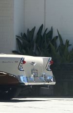 JESSICA BIEL Arrives at Lakeside Golf Club in Toluca Lake