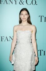 JESSICA BIEL at Tiffany & Co. Store Launch in Paris