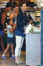 JESSICA BIEL Buys Some Flowers in West Hollywood