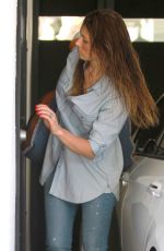 JESSICA BIEL Leaves a Gym in Hollywood