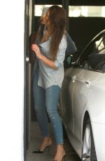 JESSICA BIEL Leaves a Gym in Hollywood