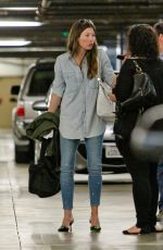 JESSICA BIEL Out and About in Century City 2506