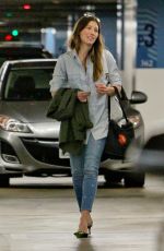 JESSICA BIEL Out and About in Century City 2506