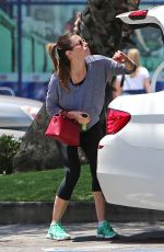 JESSICA BIEL Out and About in Hollywood