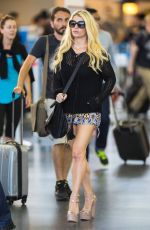 JESSICA SIMPSON Arrives at LAX and JFK Airport