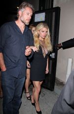 JESSICA SIMPSON Leaves Warwick Nightclub in Hollywood
