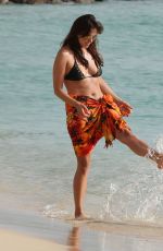 JODI ALBERT in Bikini at a Beach in Barbados