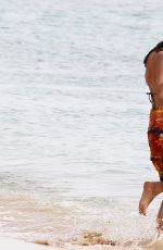 JODI ALBERT in Bikini at a Beach in Barbados