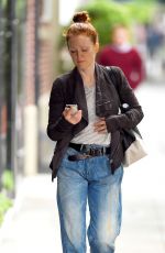 JULIANNE MOORE Out and About in New York