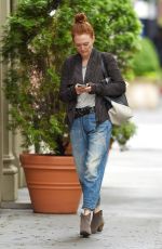 JULIANNE MOORE Out and About in New York