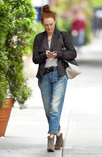 JULIANNE MOORE Out and About in New York