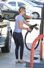 KALEY CUOCO at a Gas Station in Los Angeles