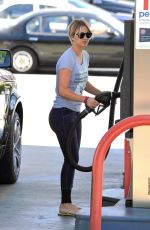 KALEY CUOCO at a Gas Station in Los Angeles
