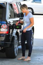 KALEY CUOCO at a Gas Station in Los Angeles