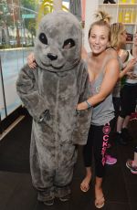 KALEY CUOCO at Wheels for Seals Launch at Soul Cycle in Beverly Hills