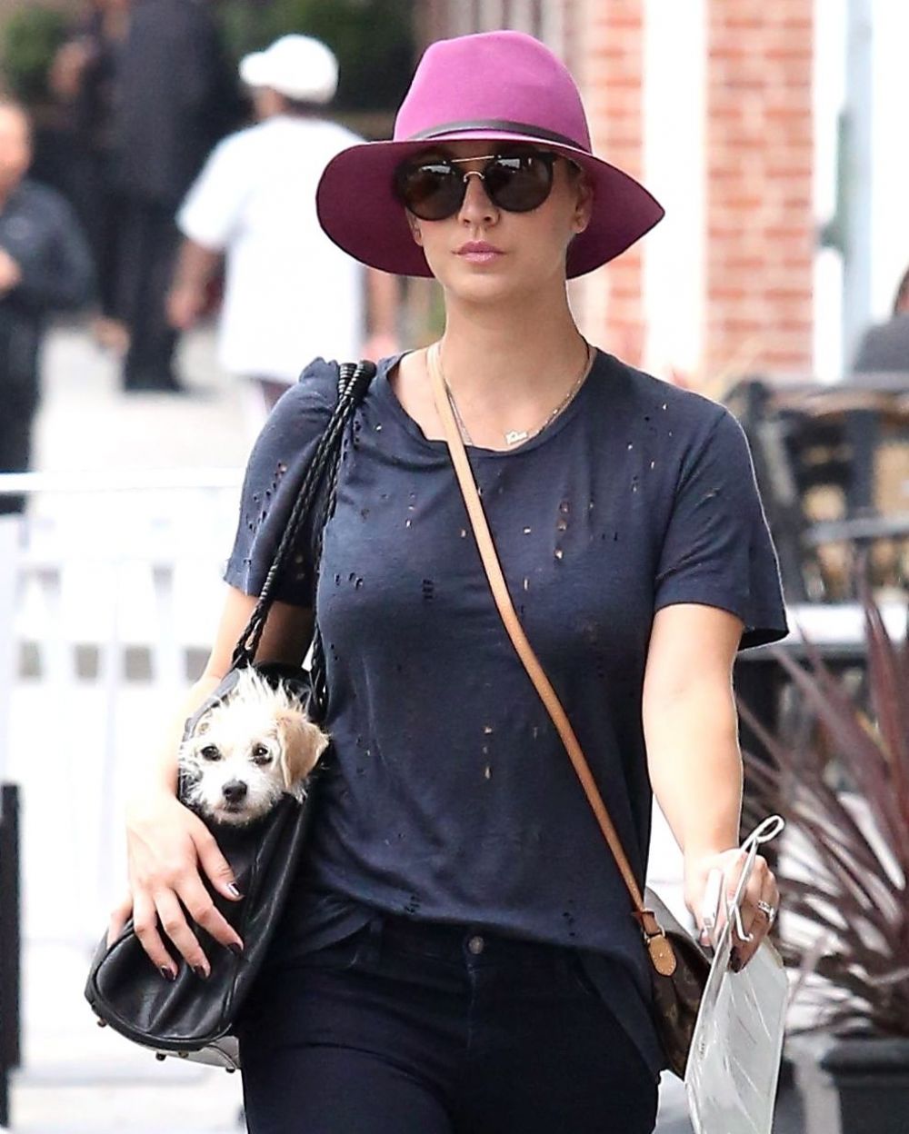 KALEY CUOCO In Jeans Out And About In Los Angeles HawtCelebs