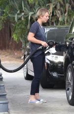 KALEY CUOCO in jeans Out and About in Los Angeles