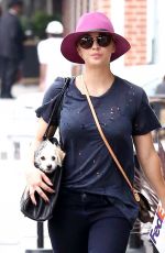 KALEY CUOCO in jeans Out and About in Los Angeles