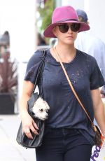 KALEY CUOCO in jeans Out and About in Los Angeles