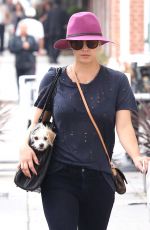 KALEY CUOCO in jeans Out and About in Los Angeles
