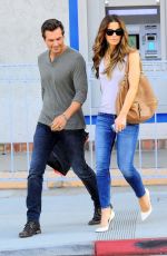 KATE BECKINSALE and Len Wiseman Out and About in Santa Monica 2106