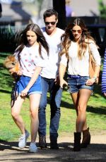 KATE BECKINSALE in Sorts at a Park in Brentwood