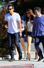 KATE BECKINSALE in Sorts at a Park in Brentwood