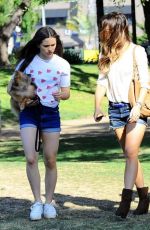 KATE BECKINSALE in Sorts at a Park in Brentwood