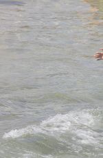 KATE HUDSON in Bikini at a Beach in Spain