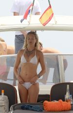 KATE HUDSON in Bikini at a Boat in Ibiza