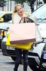 KATE HUDSON Out Shopping in London