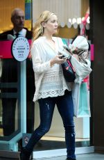 KATE HUDSON Out Shopping in London