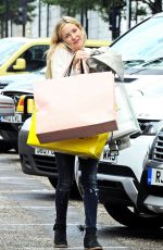 KATE HUDSON Out Shopping in London