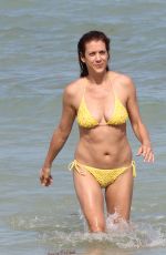KATE WALSH in Bikini on the Beach in Miami