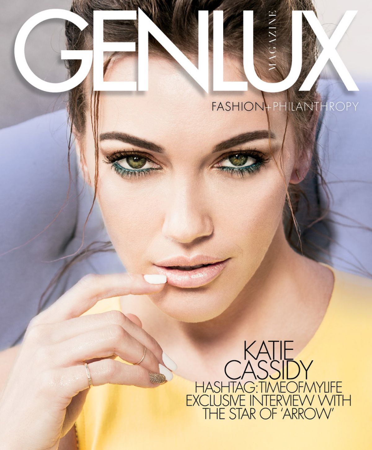 KATIE CASSIDY in Genlux Magazine, Summer 2014 Issue – HawtCelebs