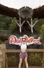 KATY PERRY at Dollywood in Tennessee